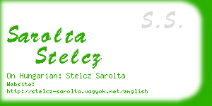 sarolta stelcz business card